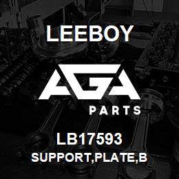 LB17593 Leeboy SUPPORT,PLATE,B | AGA Parts