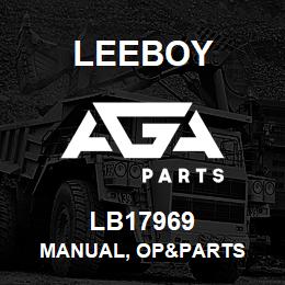 LB17969 Leeboy MANUAL, OP&PARTS | AGA Parts