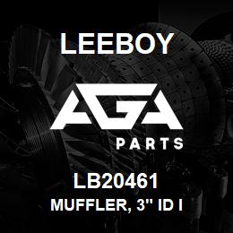 LB20461 Leeboy MUFFLER, 3" ID I | AGA Parts