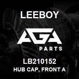 LB210152 Leeboy HUB CAP, FRONT A | AGA Parts