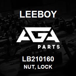 LB210160 Leeboy NUT, LOCK | AGA Parts