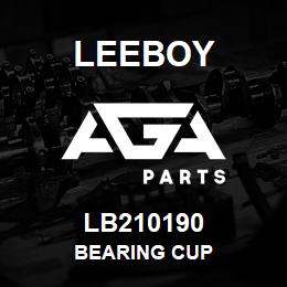 LB210190 Leeboy BEARING CUP | AGA Parts