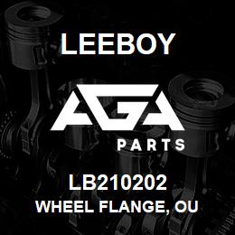 LB210202 Leeboy WHEEL FLANGE, OU | AGA Parts