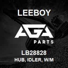 LB28828 Leeboy HUB, IDLER, W/M | AGA Parts
