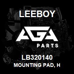 LB320140 Leeboy MOUNTING PAD, H | AGA Parts