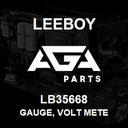 LB35668 Leeboy GAUGE, VOLT METE | AGA Parts