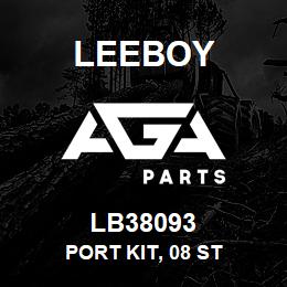 LB38093 Leeboy PORT KIT, 08 ST | AGA Parts