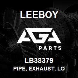 LB38379 Leeboy PIPE, EXHAUST, LO | AGA Parts