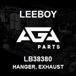 LB38380 Leeboy HANGER, EXHAUST | AGA Parts