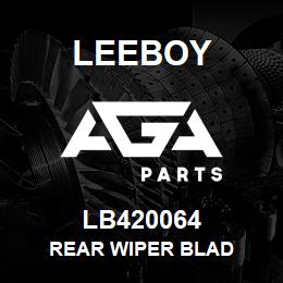 LB420064 Leeboy REAR WIPER BLAD | AGA Parts