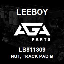 LB811309 Leeboy NUT, TRACK PAD B | AGA Parts