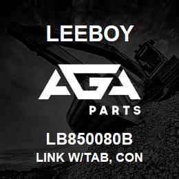 LB850080B Leeboy LINK W/TAB, CON | AGA Parts