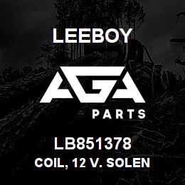 LB851378 Leeboy COIL, 12 V. SOLEN | AGA Parts