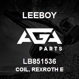 LB851536 Leeboy COIL, REXROTH E | AGA Parts
