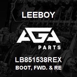 LB851538REX Leeboy BOOT, FWD. & RE | AGA Parts