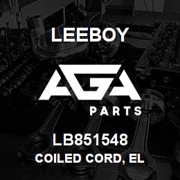LB851548 Leeboy COILED CORD, EL | AGA Parts