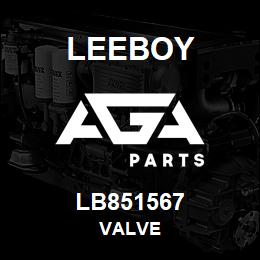 LB851567 Leeboy VALVE | AGA Parts