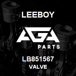LB851567 Leeboy VALVE | AGA Parts