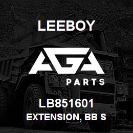 LB851601 Leeboy EXTENSION, BB S | AGA Parts