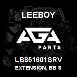 LB851601SRV Leeboy EXTENSION, BB S | AGA Parts