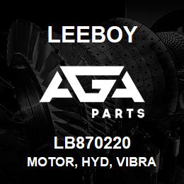 LB870220 Leeboy MOTOR, HYD, VIBRA | AGA Parts