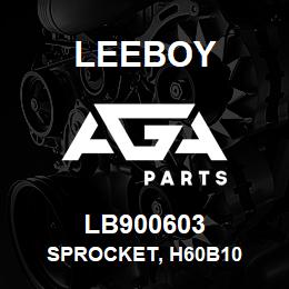 LB900603 Leeboy SPROCKET, H60B10 | AGA Parts