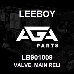 LB901009 Leeboy VALVE, MAIN RELI | AGA Parts