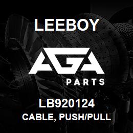 LB920124 Leeboy CABLE, PUSH/PULL | AGA Parts