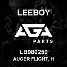 LB980250 Leeboy AUGER FLIGHT, H | AGA Parts