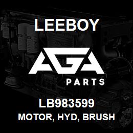 LB983599 Leeboy MOTOR, HYD, BRUSH | AGA Parts
