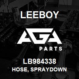 LB984338 Leeboy HOSE, SPRAYDOWN | AGA Parts