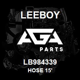 LB984339 Leeboy HOSE 15' | AGA Parts