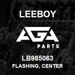LB985063 Leeboy FLASHING, CENTER | AGA Parts