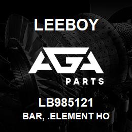 LB985121 Leeboy BAR, .ELEMENT HO | AGA Parts