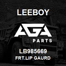 LB985669 Leeboy FRT.LIP GAURD | AGA Parts