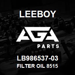 LB986537-03 Leeboy FILTER OIL 8515 | AGA Parts