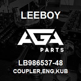 LB986537-48 Leeboy COUPLER,ENG,KUB | AGA Parts