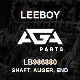LB986880 Leeboy SHAFT, AUGER, END | AGA Parts