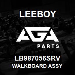 LB987056SRV Leeboy WALKBOARD ASSY | AGA Parts