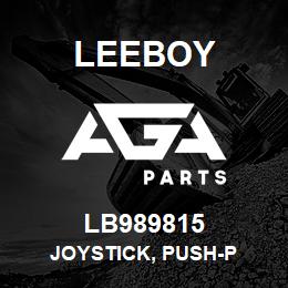 LB989815 Leeboy JOYSTICK, PUSH-P | AGA Parts