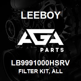 LB9991000HSRV Leeboy FILTER KIT, ALL | AGA Parts