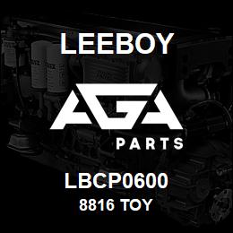 LBCP0600 Leeboy 8816 Toy | AGA Parts