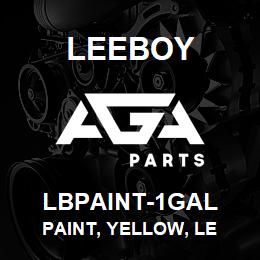 LBPAINT-1GAL Leeboy PAINT, YELLOW, LE | AGA Parts