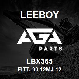 LBX365 Leeboy FITT, 90 12MJ-12 | AGA Parts