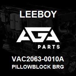 VAC2063-0010A Leeboy PILLOWBLOCK BRG | AGA Parts