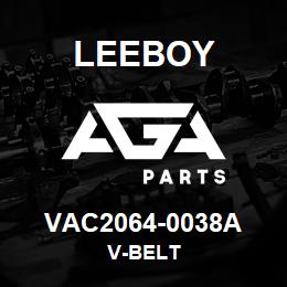 VAC2064-0038A Leeboy V-BELT | AGA Parts