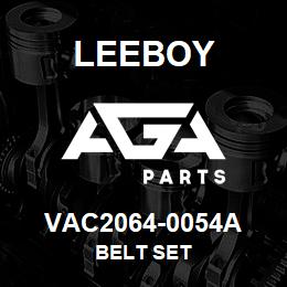 VAC2064-0054A Leeboy BELT SET | AGA Parts