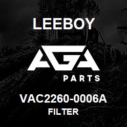 VAC2260-0006A Leeboy FILTER | AGA Parts