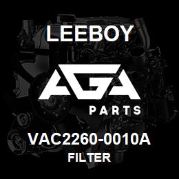VAC2260-0010A Leeboy FILTER | AGA Parts