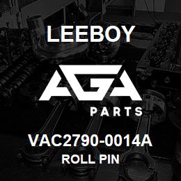 VAC2790-0014A Leeboy ROLL PIN | AGA Parts